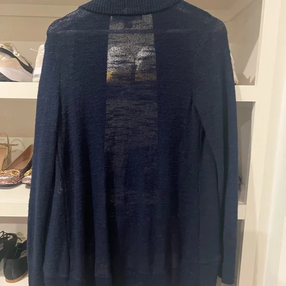 Navy Lily Pulitzer cardigan - Picture 2 of 5